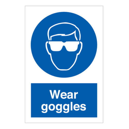 Wear Goggles Sign (30043V)
